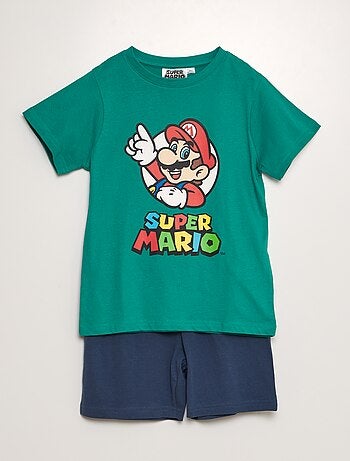Pyjama court 'Super Mario' - 2 pièces - Kiabi