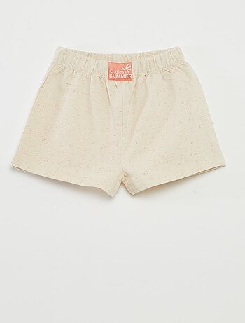 Pyjama court t-shirt + short - 2 pièces