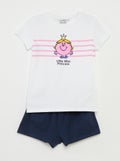 Pyjama court t-shirt + short - 2 pièces ROSE - Kiabi