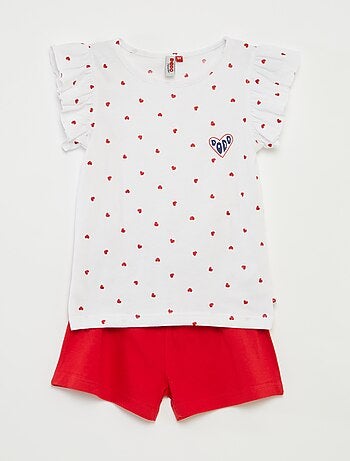 Pyjama court t-shirt + short 'Fête des mères' - 2 pièces
