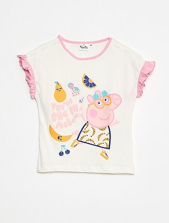 Pyjama court t-shirt + short 'Peppa Pig' - 2 pièces