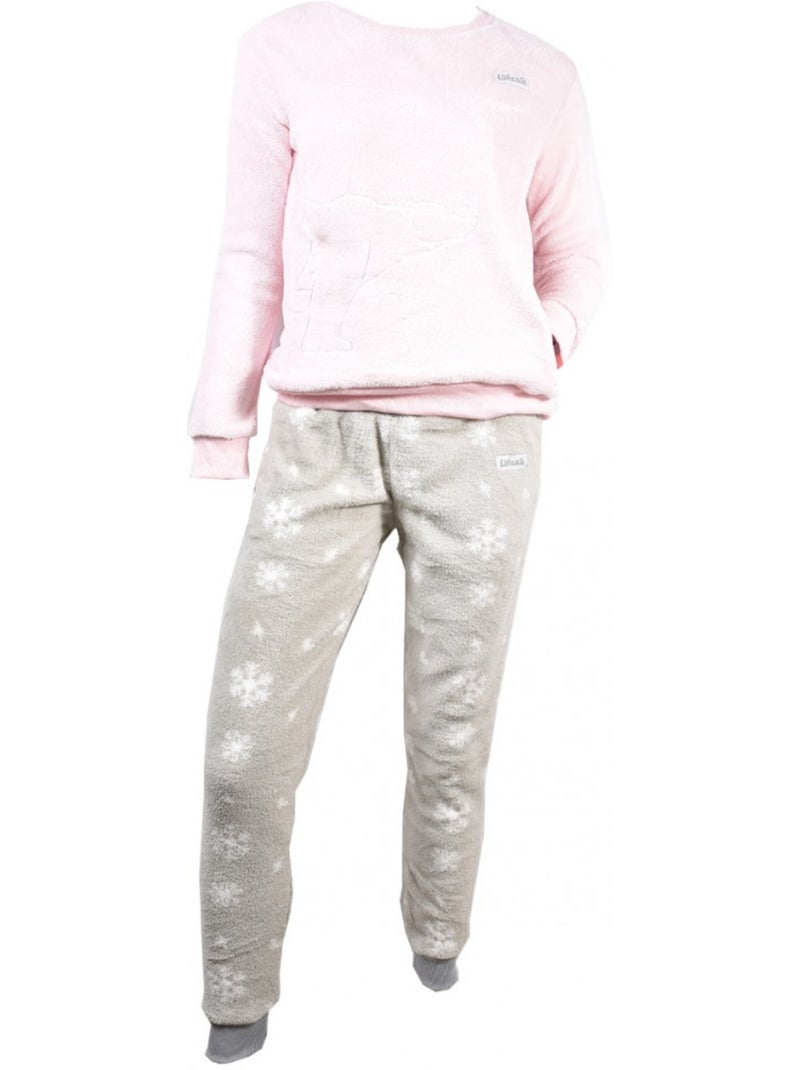 Pyjama Dames USHUAIA Ecru - Kiabi