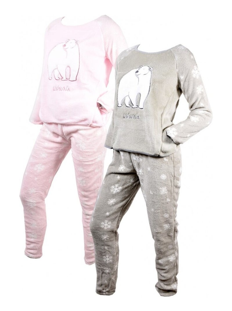 Pyjama Dames USHUAIA Roze - Kiabi