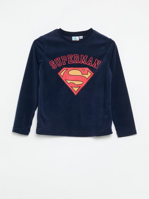 Pyjama 'DC Comics' 2-delig - T-shirt met lange mouwen + broek - Kiabi