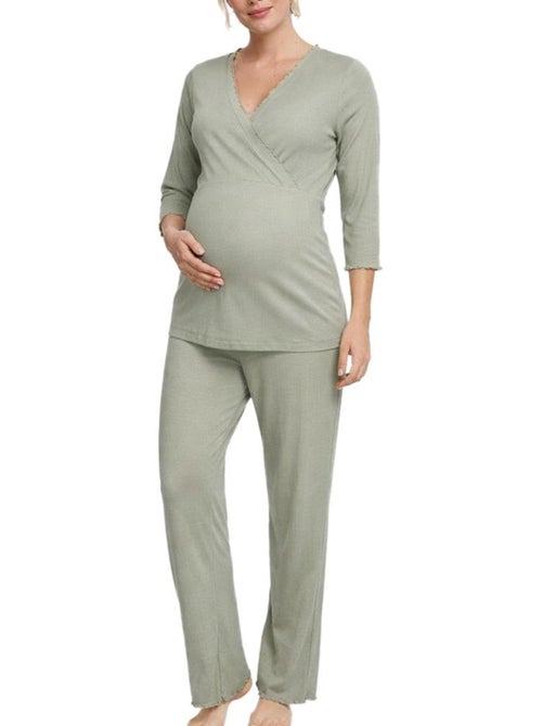 Pyjama de Grossesse Femme Mamalicious - Kiabi Pyjama de Grossesse Femme Mamalicious - Kiabi