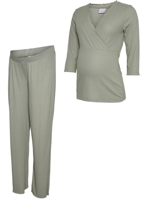 Pyjama de Grossesse Femme Mamalicious - Kiabi Pyjama de Grossesse Femme Mamalicious - Kiabi