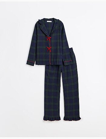 Pyjama de noël en flanelle, mo fashion