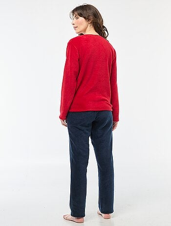 Pyjama de Noël en polaire - 2 pièces