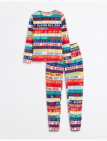 Pyjama de noël en velours, mo fashion