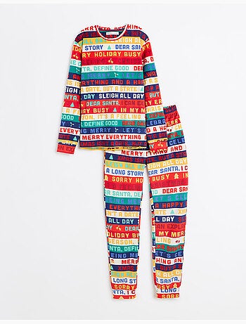Pyjama de noël en velours, mo fashion
