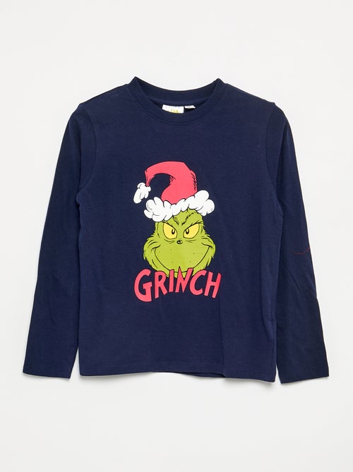 Pyjama de Noël 'Grinch' 2 pièces - T-shirt + pantalon - Kiabi