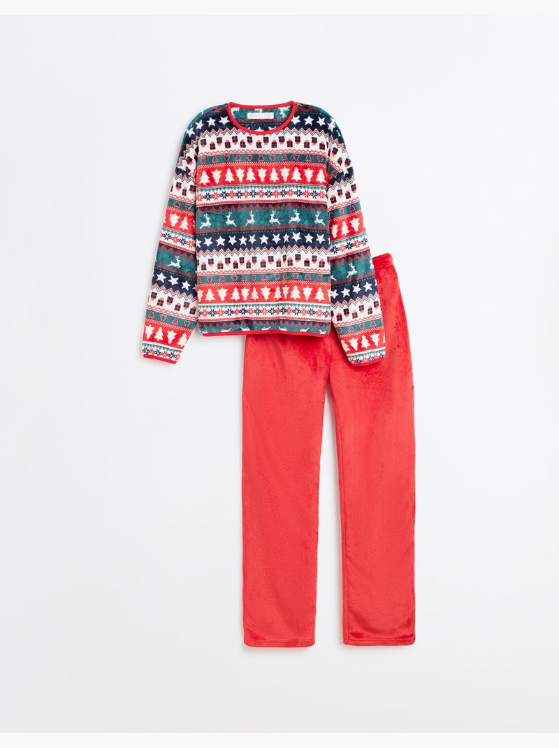 Pyjama de noël, mo fashion Rouge - Kiabi
