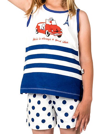 Pyjama débardeur et short nina paris