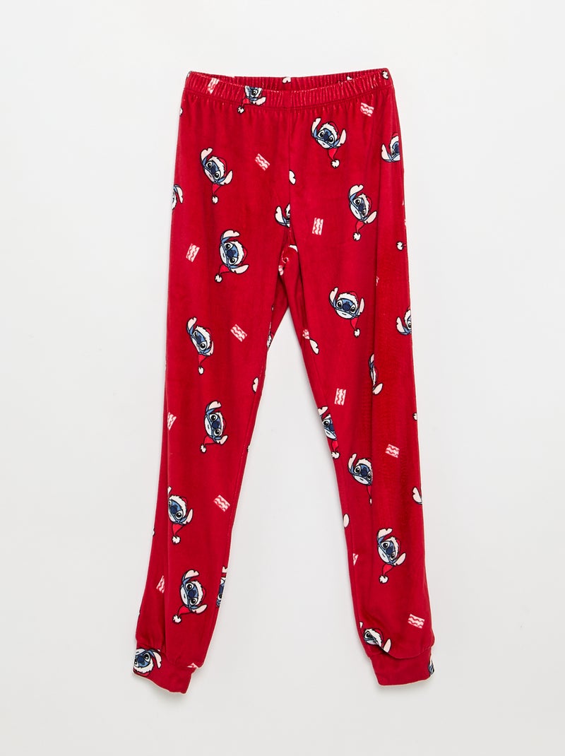 Pyjama 'Disney' 2-delig - Sweater + broek Rood - Kiabi