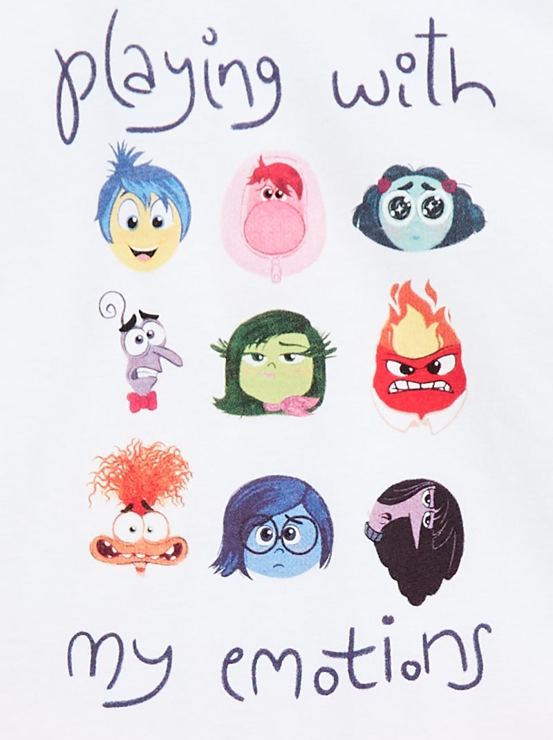 Pyjama 'Disney' 2-delig short + T-shirt Wit - Kiabi