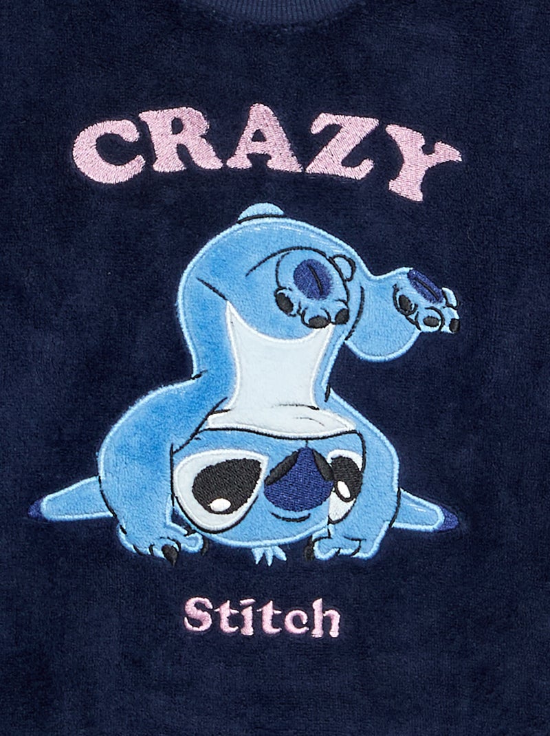 Pyjama 'Disney' 2 pièces - Sweat + pantalon Bleu - Kiabi