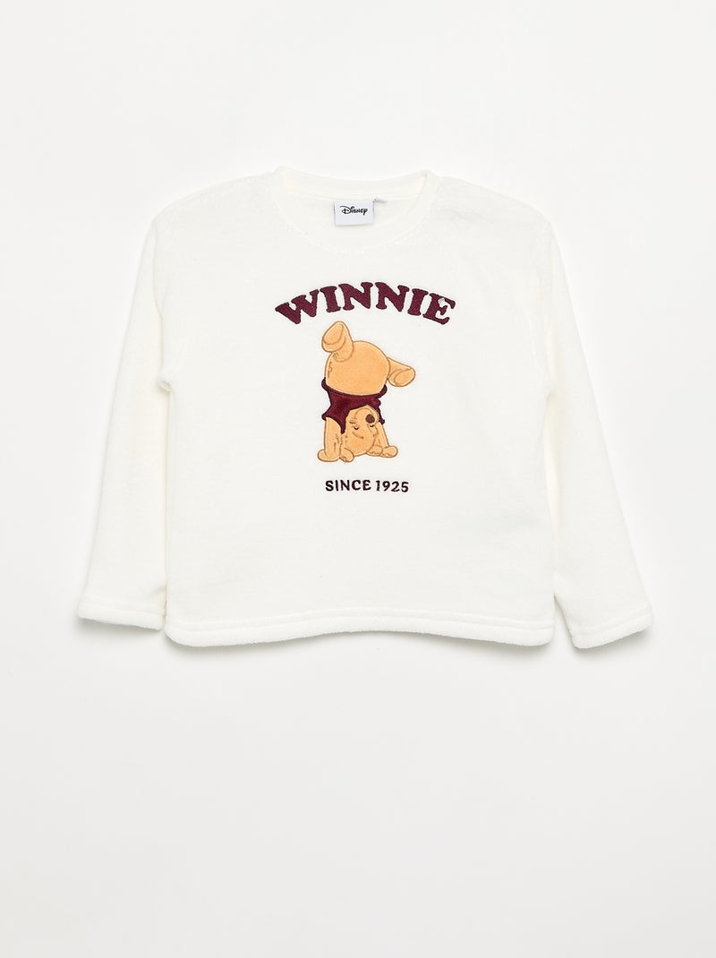 Pyjama 'Disney' 2 pièces - Sweat + pantalon Rouge - Kiabi