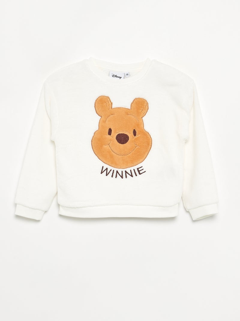 Pyjama 'Disney' 2 pièces - T-shirt à manches longues + pantalon Beige - Kiabi