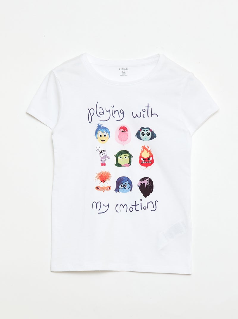 Pyjama 'Disney' 2 pièces  short + T-shirt Blanc - Kiabi