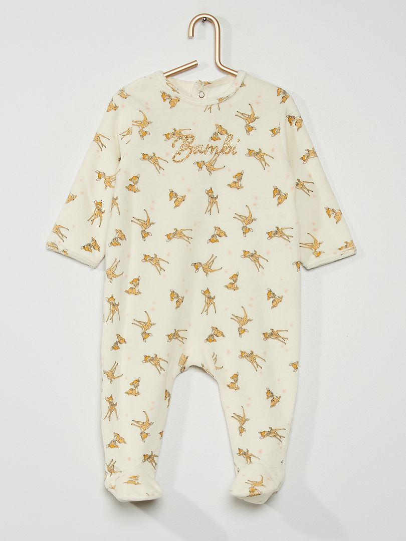 Pyjama 'Disney' Blanc/jaune - Kiabi