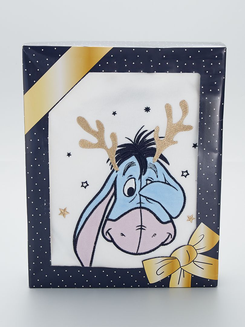 Pyjama 'Disney' + boîte cadeau écru/marine - Kiabi