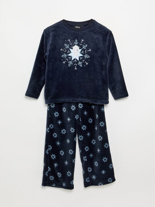 Pyjama 'Disney' 'La Reine des Neiges' 2 pièces - T-shirt à manches longues + pantalon - Kiabi