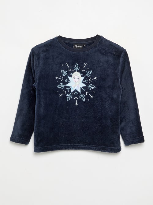 Pyjama 'Disney' 'La Reine des Neiges' 2 pièces - T-shirt à manches longues + pantalon - Kiabi