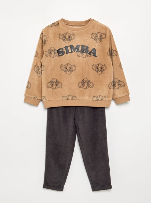 Pyjama 'Disney' 'Le Roi Lion' 2 pièces - Sweat + pantalon - Kiabi