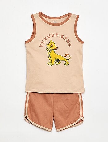 Pyjama 'Disney' 'Le Roi Lion' t-shirt + short - 2 pièces
