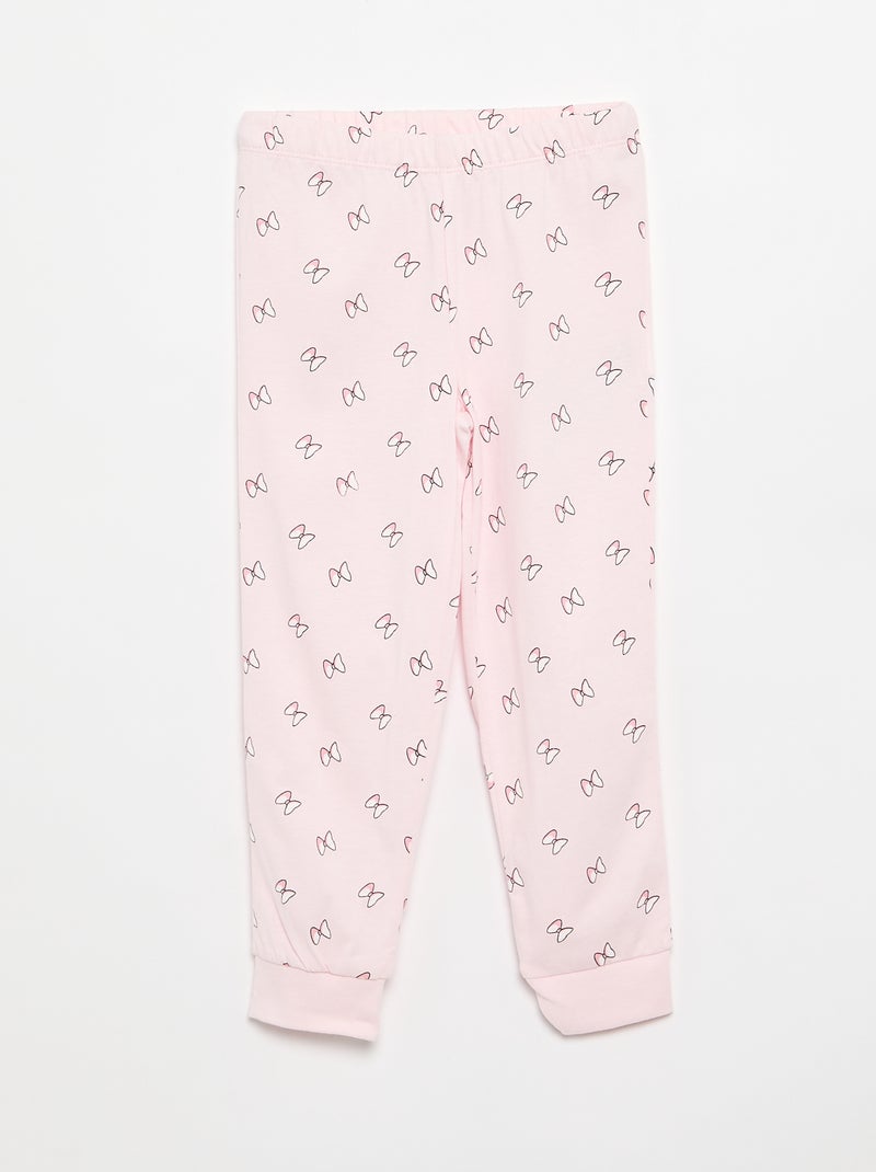 Pyjama 'Disney' van katoenen jerseytricot Wit - Kiabi