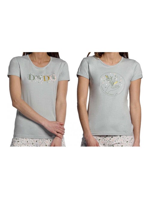 Pyjama DODO HOMEWEAR - Pack de 2 - Kiabi Pyjama DODO HOMEWEAR - Pack de 2 - Kiabi