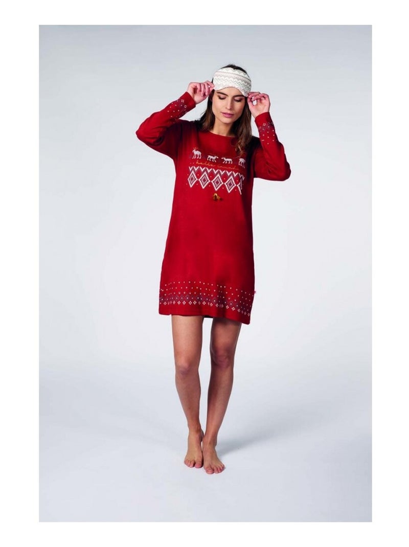 Pyjama DODO HOMEWEAR - Pack de 2 Rouge cachemire - Kiabi