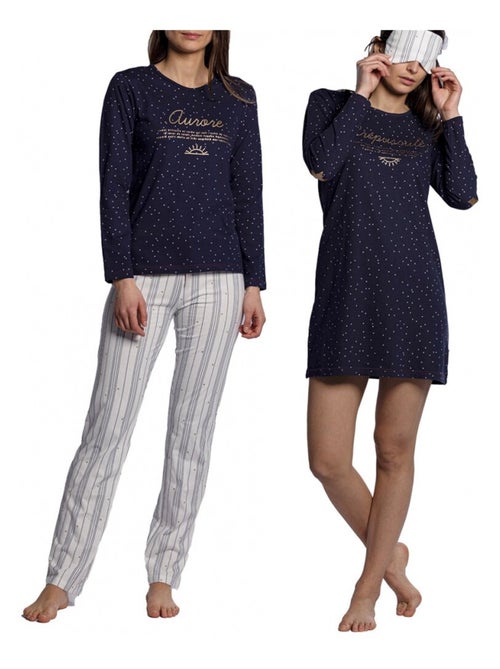 Pyjama DODO HOMEWEAR - Set van 2 - Kiabi Pyjama DODO HOMEWEAR - Set van 2 - Kiabi