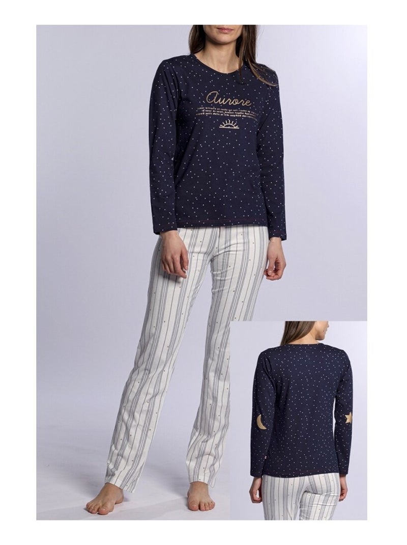 Pyjama DODO HOMEWEAR - Set van 2 Lichtblauwgrijs Blauw - Kiabi