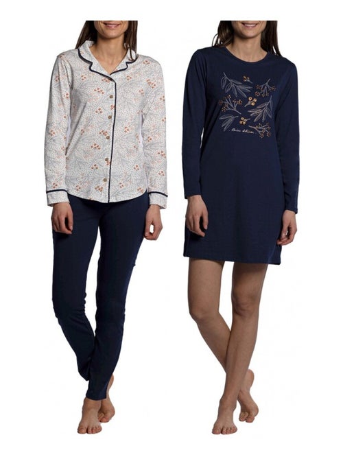 Pyjama DODO HOMEWEAR - Set van 2 - Kiabi Pyjama DODO HOMEWEAR - Set van 2 - Kiabi