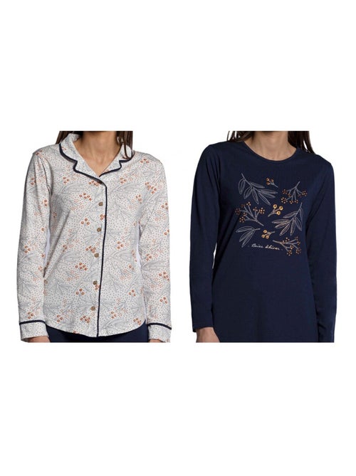 Pyjama DODO HOMEWEAR - Set van 2 - Kiabi Pyjama DODO HOMEWEAR - Set van 2 - Kiabi