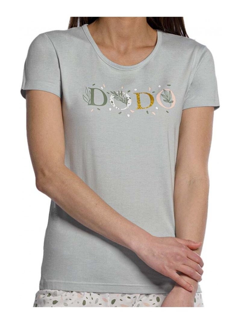Pyjama DODO HOMEWEAR Geelgrijs Grijs - Kiabi