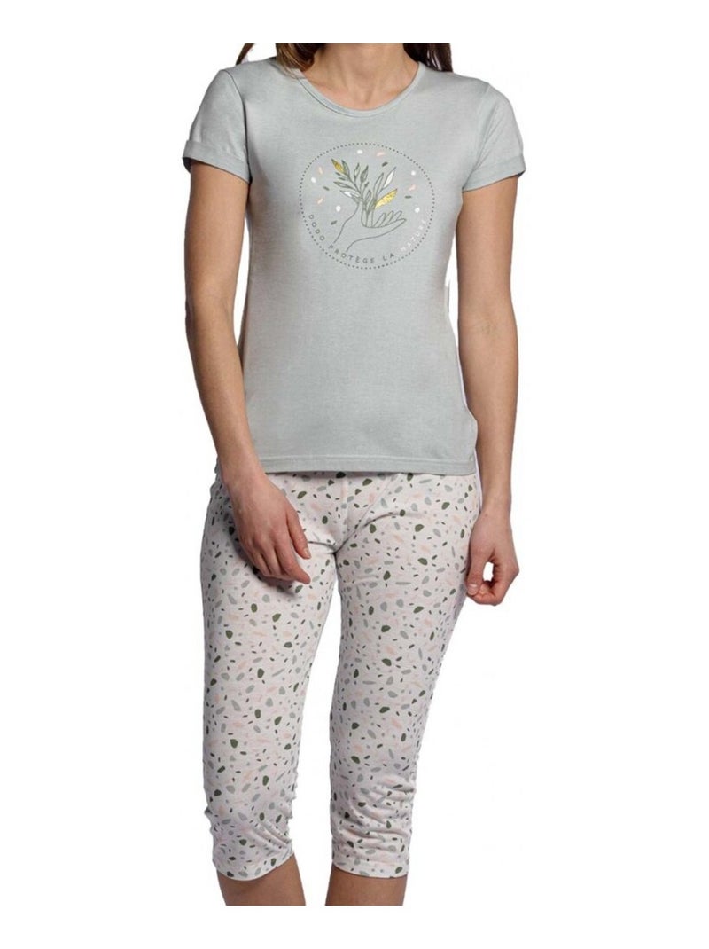 Pyjama DODO HOMEWEAR Goudgrijs - Kiabi