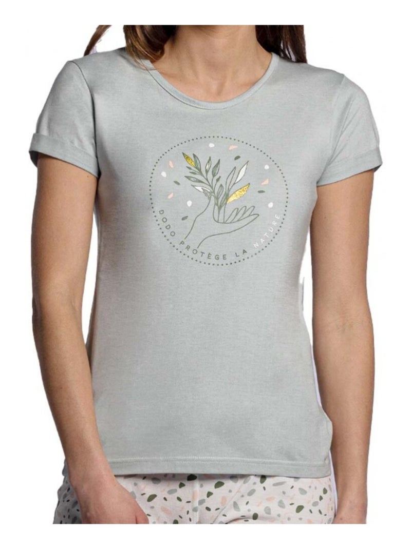 Pyjama DODO HOMEWEAR Gris Doré - Kiabi