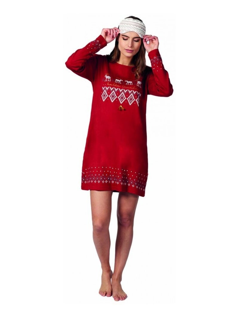 Pyjama DODO HOMEWEAR Rouge grenat - Kiabi