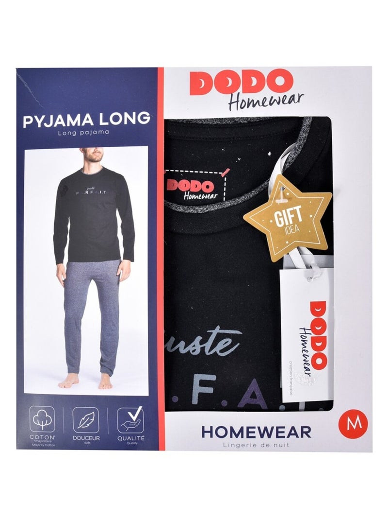 Pyjama DODO HOMEWEAR Zwart - Kiabi