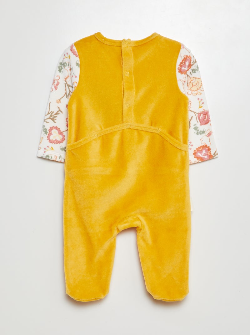 Pyjama dors-bien à imprimé JAUNE - Kiabi