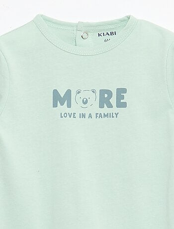 Pyjama dors bien à manches longues