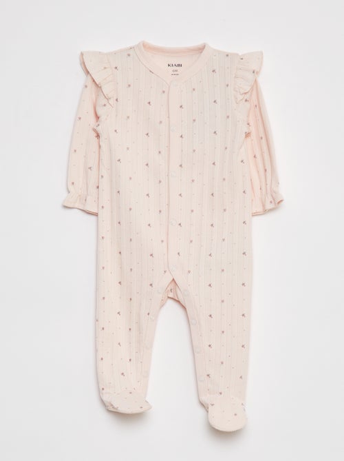 Pyjama dors bien avec motif pointelle - Kiabi