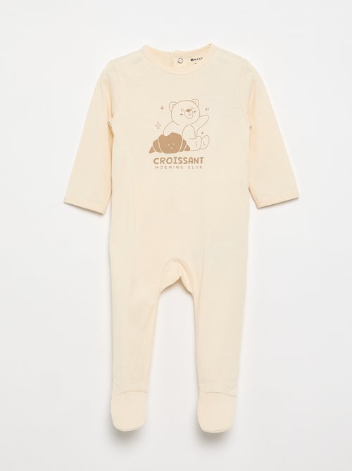 Pyjama dors bien avec pieds - Kiabi