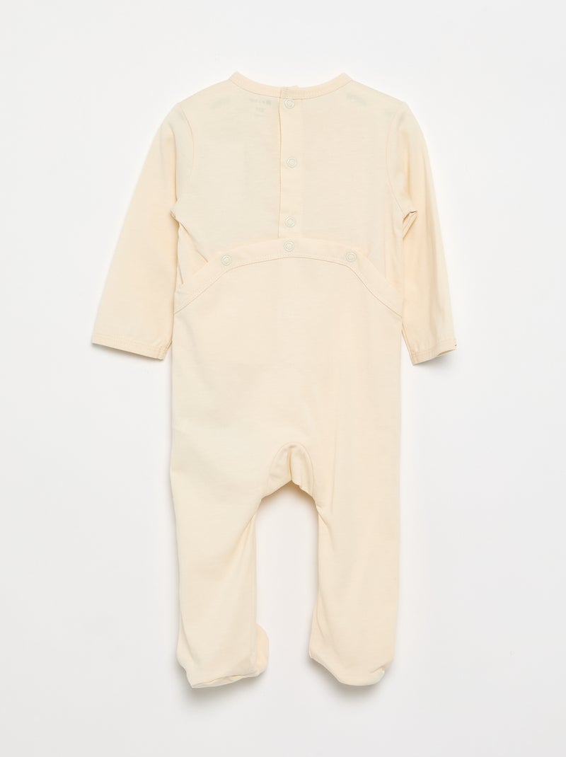 Pyjama dors bien avec pieds Blanc - Kiabi