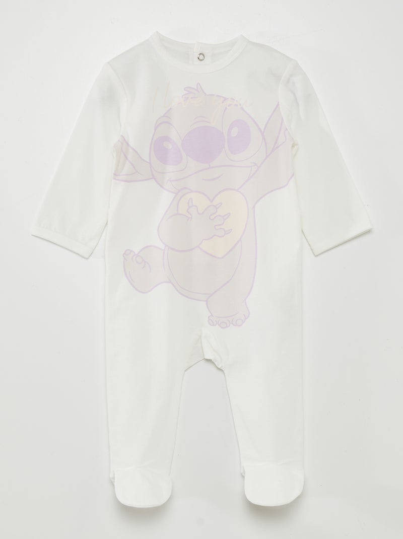 Pyjama dors-bien 'Disney' Blanc - Kiabi