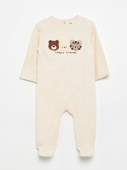 Pyjama dors bien en jersey de coton - Kiabi