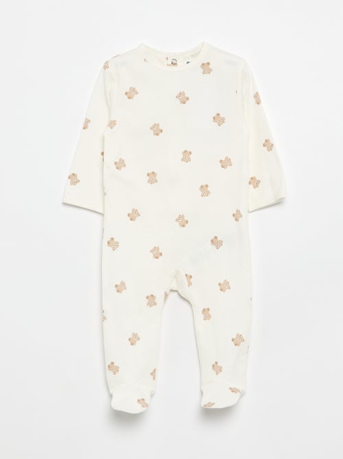 Pyjama dors bien en jersey de coton - Kiabi