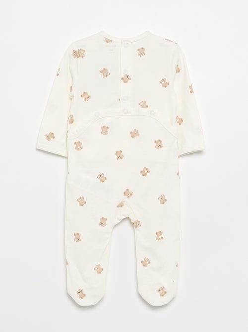 Pyjama dors bien en jersey de coton - Kiabi